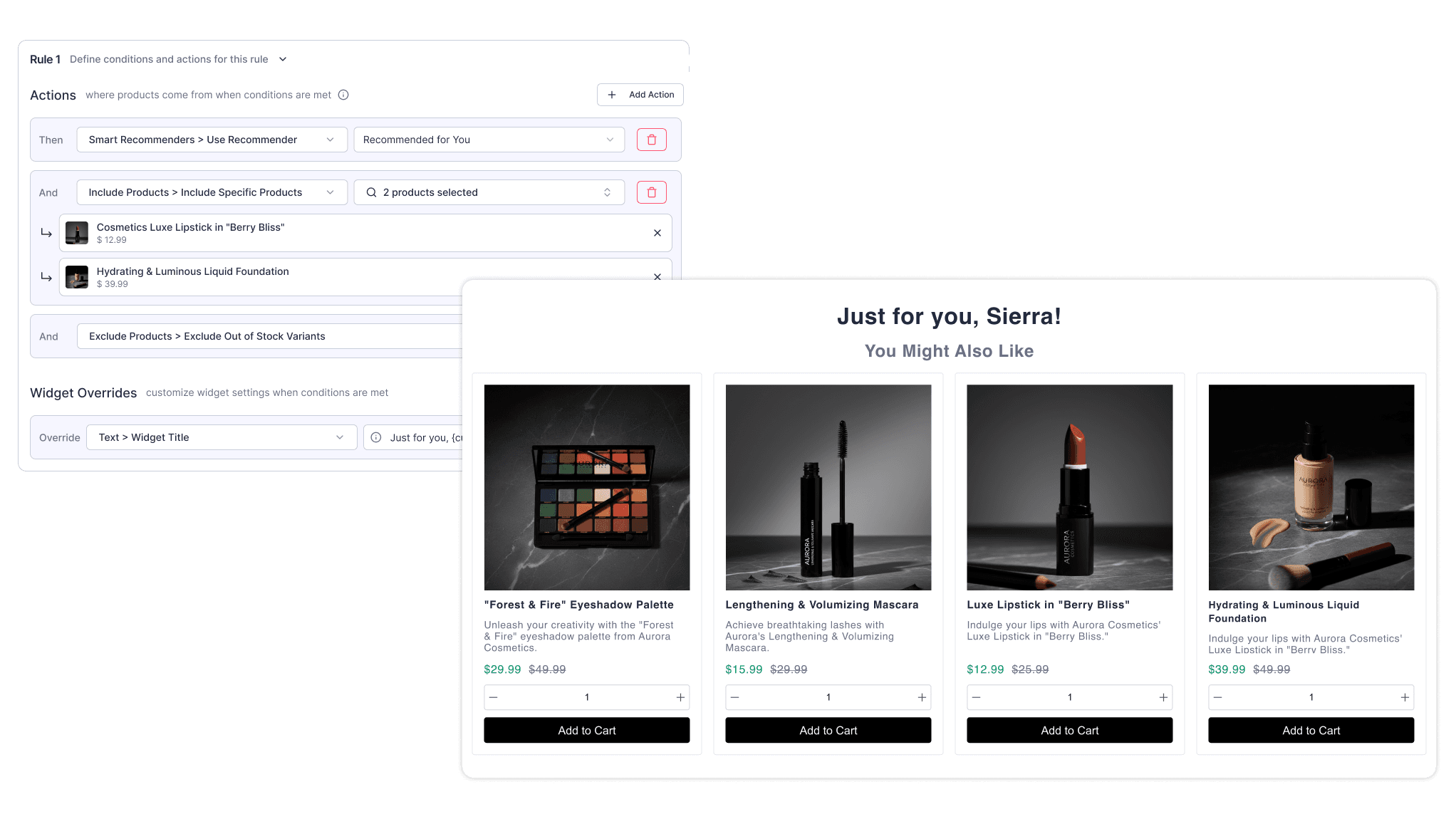 Smart Recommenders Capabilities